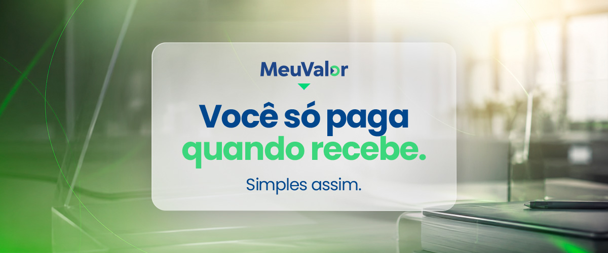 Banner: você só paga quando recebe. Simples assim